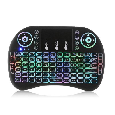 RGB Φωτιζόμενο Ασύρματο Πληκτρολόγιο Μίνι - Wireless Touchpad για PC, Google, Android TV BOX