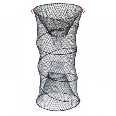 Παγίδα για Ψάρια - Κιούρτος 105x60 cm Στογγυλή Πτυσσόμενη για Ψάρια, Καραβίδες, Καβούρια