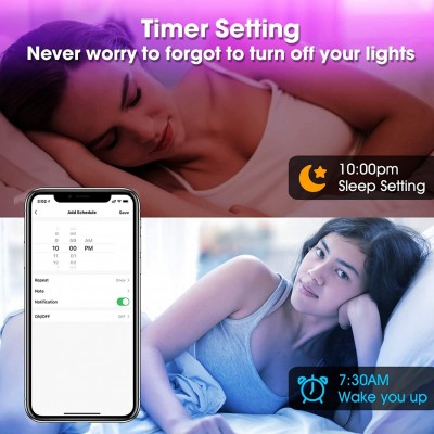Αδιάβροχη Αυτοκόλλητη SMART Wi-Fi Ταινία LED 5050RGB 5m