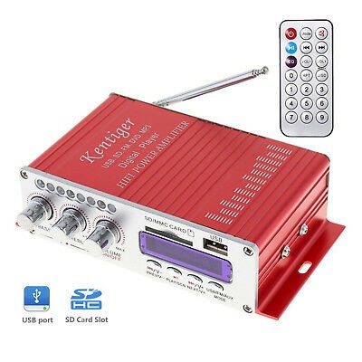 Ραδιοενισχυτής MA-120 Mini Ψηφιακή Συσκευή Αναπαραγωγής Ήχου με 2 Κανάλια, USB, MP3, FM & Τηλεχειριστήριο - Digital Audio Player 20W
