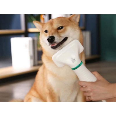 Pet Grooming Dryer Slicker 2 σε1 Βούρτσα με Ενσωματωμένο Στεγνωτήρα