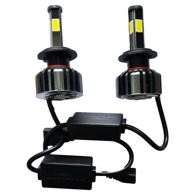 9006 Εμπρόσθια Φώτα Αυτοκινήτου 6400LM (2x3200) LED FULL CANBUS - 72W (2x36W) 6000K - Λαμπτήρες 2τμχ