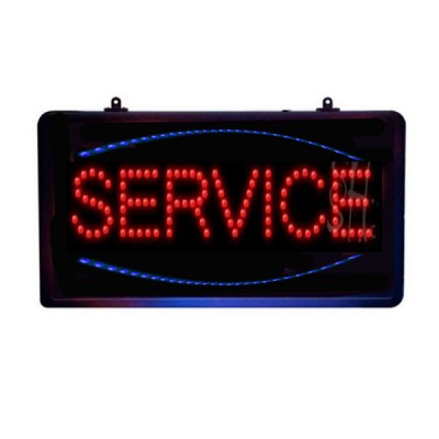 Led Φωτιζόμενη Διαφημιστική Πινακίδα "SERVICE"