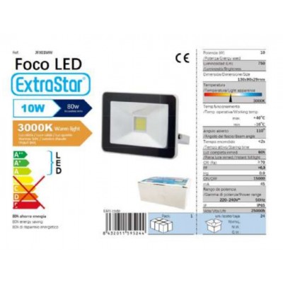 Αδιαβροχος Προβολέας Extrastar SMD/LED 10W 3000K IP65