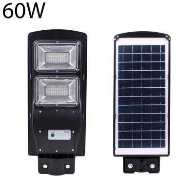 60W Ηλιακό Φωτιστικό - Προβολέας Δρόμου 6500K με Φωτοβολταϊκό Πάνελ & Ασύρματο Χειριστήριο