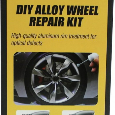 LocBondso Κιτ Επισκευής Ζάντας Αλουμινίου Ασημί – DIY Alloy Wheel Repair Kit