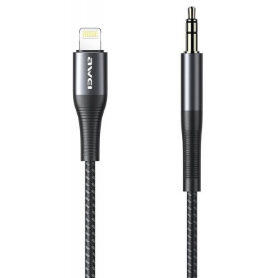 Καλώδιο Ήχου Apple Lightning σε Jack 3.5mm Μουσικής 1m Awei CL-116L