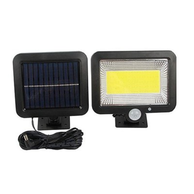 Ηλιακός Προβολέας Τοίχου FX-581 COB LED με Ανιχνευτή Κίνησης, Φωτοκύτταρο & Πάνελ Φόρτισης - Solar Panel Led Light - Motion Sensor