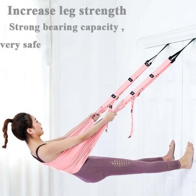 Aerial Swing για Yoga & Pilates - Κουρτίνα με Λαβές για Στήριξη στη Πόρτα - Γαλάζιο OEM