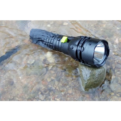 Mini Αδιάβροχος Φακός LED Τσέπης Zoom 200LM USB Υψηλής Φωτεινότητας - Power Style Waterproof