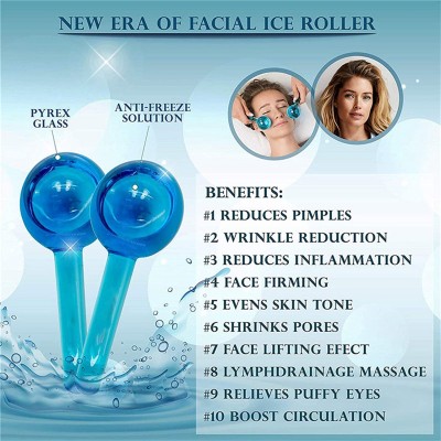 Ενεργειακό Μασάζ Ματιών & Προσώπου Ice Globes - Facial Cooling Globes