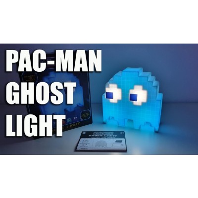 Pac Man Ghost Light Φωτιστικό με 16 Εναλλαγές Χρωμάτων USB