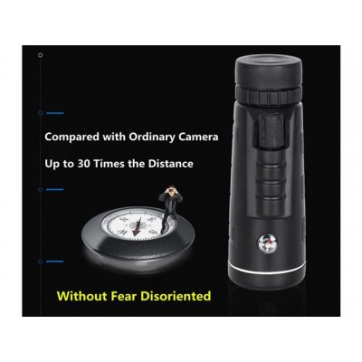 Compact Μονόκυαλο Near Focus 35x50 Day & Night WeatherProof με Πυξίδα