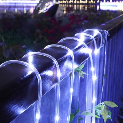 Φωτοσωλήνας Led 10m με Ψυχρό Λευκό Φως και 8 Αυτόματα Προγράμματα Φωτισμού - Χριστουγεννιάτικα Λαμπάκια