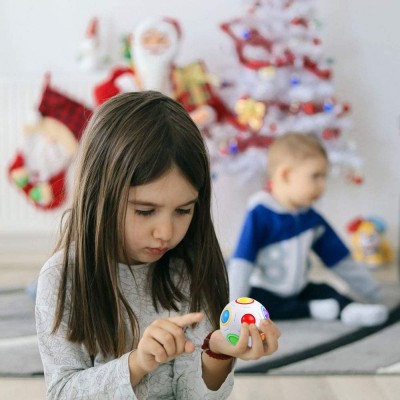 Fidget Anti-Stress Ball - Αγχολυτικό Παιχνίδι - Mini Magic Rainbow Ball Football