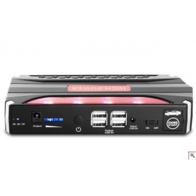 Εκκινητής Power Bank με LED Φακό & 4 USB Θύρες 68800 mAh- Jump Starter Τροφοδοτικό - Φορτίζει από Κινητό μέχρι Αυτοκίνητο