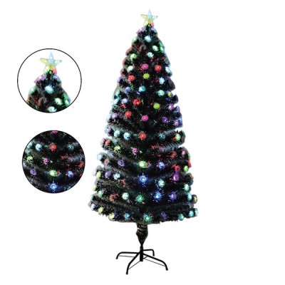 Deluxe Αυτοφωτιζόμενο Χριστουγεννιάτικο Δέντρο 150εκ Οπτικής Ίνας με 150 Κλαδιά