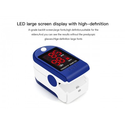 Παλμικό Οξύμετρο Δακτύλου με Οθόνη LED & Παλμόμετρο JZK-302 - Fingertip Pulse Oximeter, SpO2 / Heart Rate Sensor