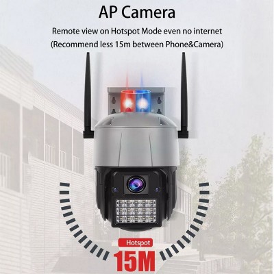 IP Κάμερα Ασφαλείας 1080P 3MP WiFi PTZ Dome 360° OEM SK-R4515 – Γκρι/Μαύρο