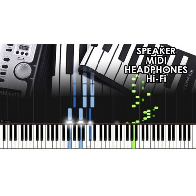 Ευλύγιστο Φορητό Roll-Up Midi Πιάνο Αρμόνιο Keyboard Αφής 61 Πλήκτρων που Τυλίγεται, με Ενσωματωμένο Ηχείο, 128 Ήχους & 128 Ρυθμούς