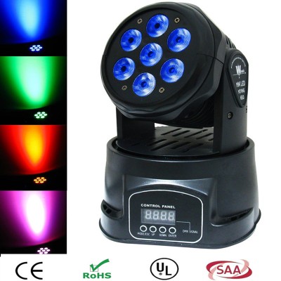 Φωτορυθμικό Smart Rainbow DP-518 Mini Wash 7x10W Moving Head Led RGBW 4-IN-1