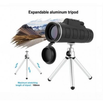 Compact Μονόκυαλο Near Focus 40x60 WeatherProof με Τρίποδο και Βάση για Κινητό OEM