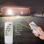 Mini Αδιάβροχο Ηλιακό Φωτιστικό Οροφής GD-8620 20W 19 LED 6000K Λευκού Φωτισμού με Χειριστήριο & Χρονοδιακόπτη - Solar LED Lamp