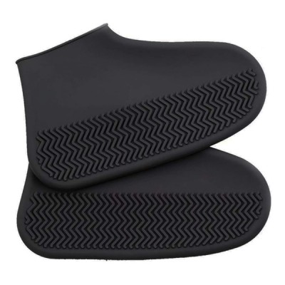 Αδιάβροχα Αντιολισθητικά Καλύμματα Παπουτσιών Σιλικόνης Μαύρο – Waterproof Silicone Shoe Cover