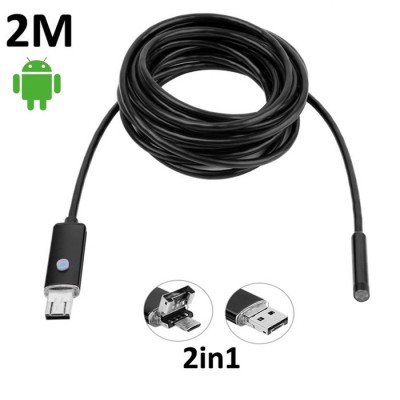 Usb Αδιάβροχη Κάμερα Ενδοσκόπιο 5m HD 3 σε 1 Type C/Usb/Micro Usb - Y101