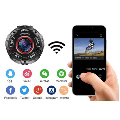 Ρολόι - Action Κάμερα Full HD 1080p 8MP Αδιάβροχη με Wifi & Μαγνήτη - Waterproof Action Camera