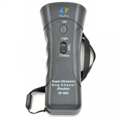 Ισχυρή Συσκευή Απώθησης & Εκπαίδευσης Σκύλων 15m με Εκτυφλωτικό LED Strobe Light & Υπερήχους