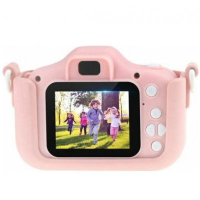 Q1 Kitty Kids Ψηφιακή Φωτογραφική Κάμερα Compact 12MP με Οθόνη 2" - Παιχνίδια - Ανάλυση Φωτογραφίας 4K & Aνάλυση Βίντεο 1080p