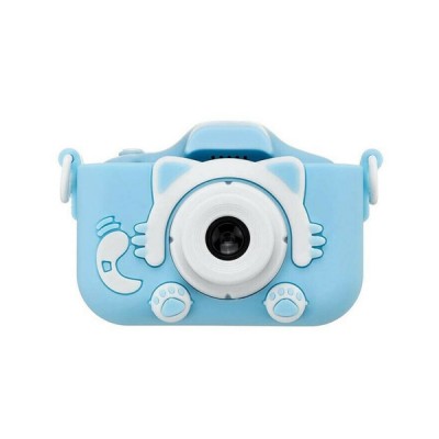 Q1 Kitty Kids Ψηφιακή Φωτογραφική Κάμερα Compact 12MP με Οθόνη 2" - Παιχνίδια - Ανάλυση Φωτογραφίας 4K & Aνάλυση Βίντεο 1080p