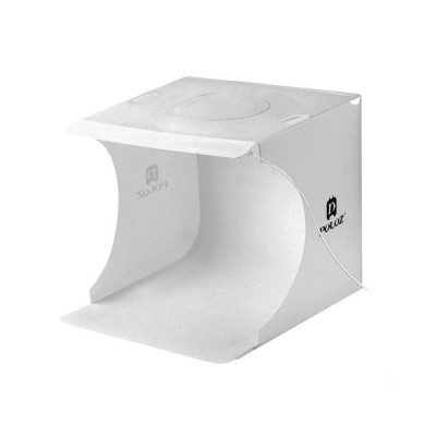 20x20x20cm Puluz Μίνι Αναδιπλούμενο Φωτογραφικό Στούντιο Προϊόντων με 6 Σκηνικά & LED Φωτισμό Puluz - Studio Φωτογράφισης