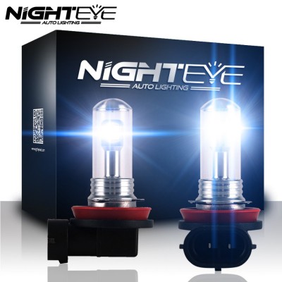 2x Nighteye Λαμπτήρες LED Φώτα Πορείας H11 80W 3000Lm 6000K A334 - A18