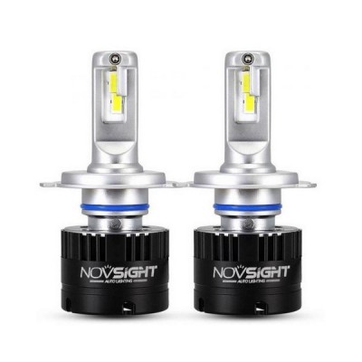 Η4 2x NOVSIGHT Aδιάβροχοι Λαμπτήρες LED Φώτα Πορείας Λευκού Φωτισμού 360° 80W 14400LM 5500K A500 N16