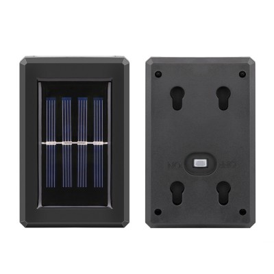 Αυτόνομο Αδιάβροχο Ηλιακό Φωτιστικό LED Τοίχου με Ενσωματωμένο Φωτοκύτταρο & Αυτόματη Λειτουργία την Νύχτα, OΕΜ
