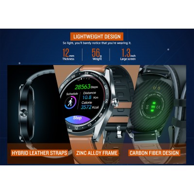 Αδιάβροχο Smartwatch με Οθόνη Αφής - Zeblaze NEO 1.3inch Full-round Touch Screen Blood Pressure Heart Rate Monitor