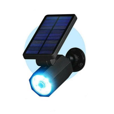 Αδιάβροχο Επιτοίχιο - Επιδαπέδιο Ηλιακό Φωτιστικό LED Ομοίωμα Κάμερας με 3 Λειτουργίες Φωτισμού - Αισθητήρα Κίνησης & Τηλεχειριστήριο XF-709
