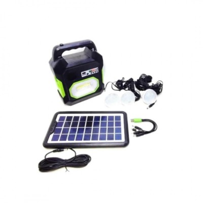 Ηλιακό Σύστημα Φωτισμού με 3 λάμπες LED, Ραδιόφωνο, MP3 και Bluetooth GD-15