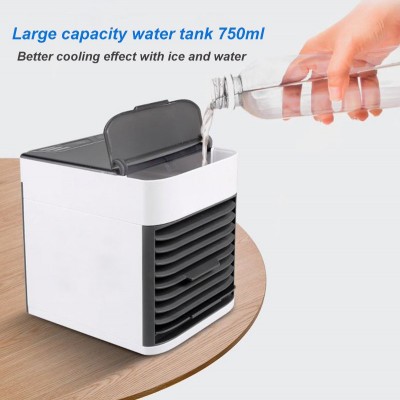 Φορητό Κλιματιστικό USB 2x Air Cooler Ultra - Ανεμιστήρας Air Condition Υδρονέφωσης & Υγραντήρας με Τεχνολογία Εξάτμισης & LED Φωτισμό