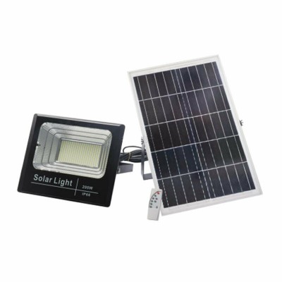 200W Αδιάβροχος Ηλιακός Προβολέας με Φωτοβολταϊκό Πάνελ και Τηλεχειριστήριο - Jortan – J200 Solar Panel