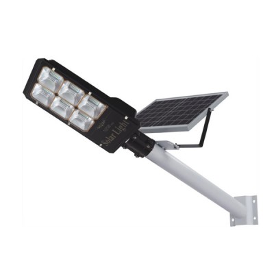 Ηλιακός Προβολέας Δρόμου 200W Solar Street Light M-200N Φωτιστικό Εξωτερικού Χώρου με Φωτοβολταϊκό Πάνελ