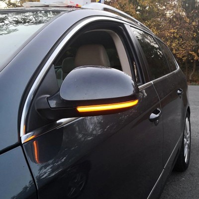 Σετ 2 LED Τρεχούμενο Φλας για Καθρέπτες Αυτοκινήτου με Εφέ Κίνησης για VolksWagen Golf 5 - Golf 5 plus - Jetta - Passat (2001-2011) 2 τμχ OEM