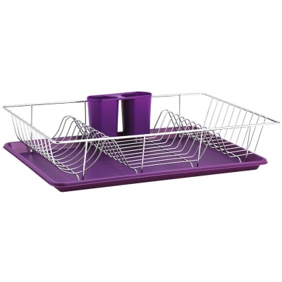 48x31x10cm Πιατοθήκη Muhler MR-4831CR Μωβ, Purple