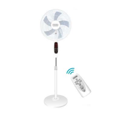 45cm Ανεμιστήρας Ορθοστάτης 60W με Τηλεχειρηστήριο Hoomei HM-8680