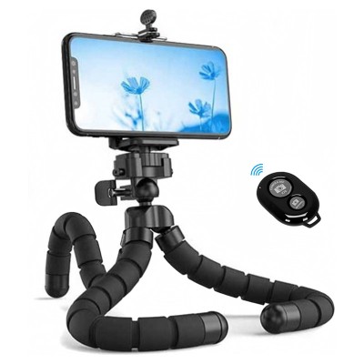 Flexible Τρίποδο Gorillapod με Bluetooth Ασύρματο Χειριστήριο για Selfie Φωτογραφίες GRL-ST04 ΟΕΜ