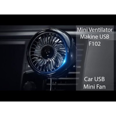 Super Μίνι Ανεμιστήρας USB Αυτοκινήτου για Αεραγωγό ή Ταμπλό με Βεντούζα - Mini Vehicle Air Outlet Fan