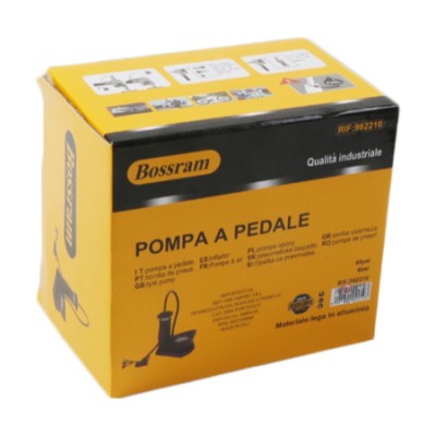 Μίνι Τρόμπα Ποδιού 15εκ  6 bar/85 psi με Μανόμετρο - Buster Mini Foot Pump