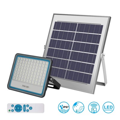 300W Αδιάβροχος IP67 Ηλιακός Προβολέας με Τηλεκοντρόλ FO-58300